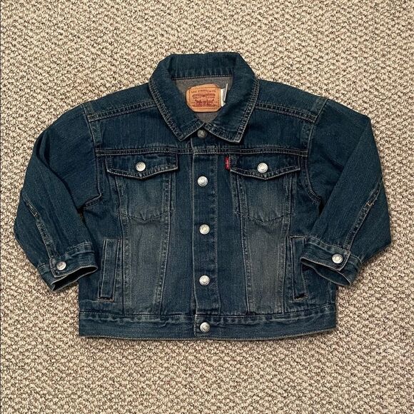Levi's Kids Dark Blue Denim Jacket - Picture 1 of 5